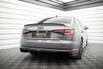 Audi A4 S-line B9 2015- 2019 Bakre Diffuser (Med Dubbla Utblås på ena sidan) Maxton Design